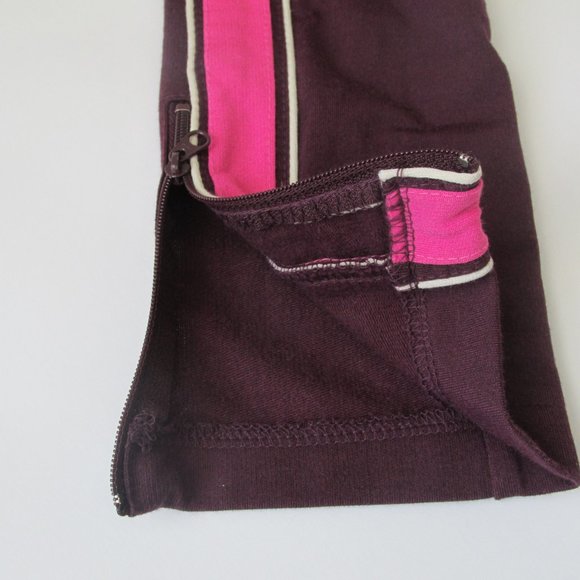 Counter Culture Zip Up Athletic Track‎ Jacket Womens Medium Purple Sweatshirt - Picture 3 of 6